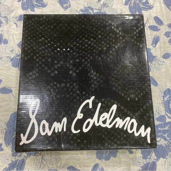 Black Chunky Edelman Heels - Size 5.5 - Picture 7 of 8